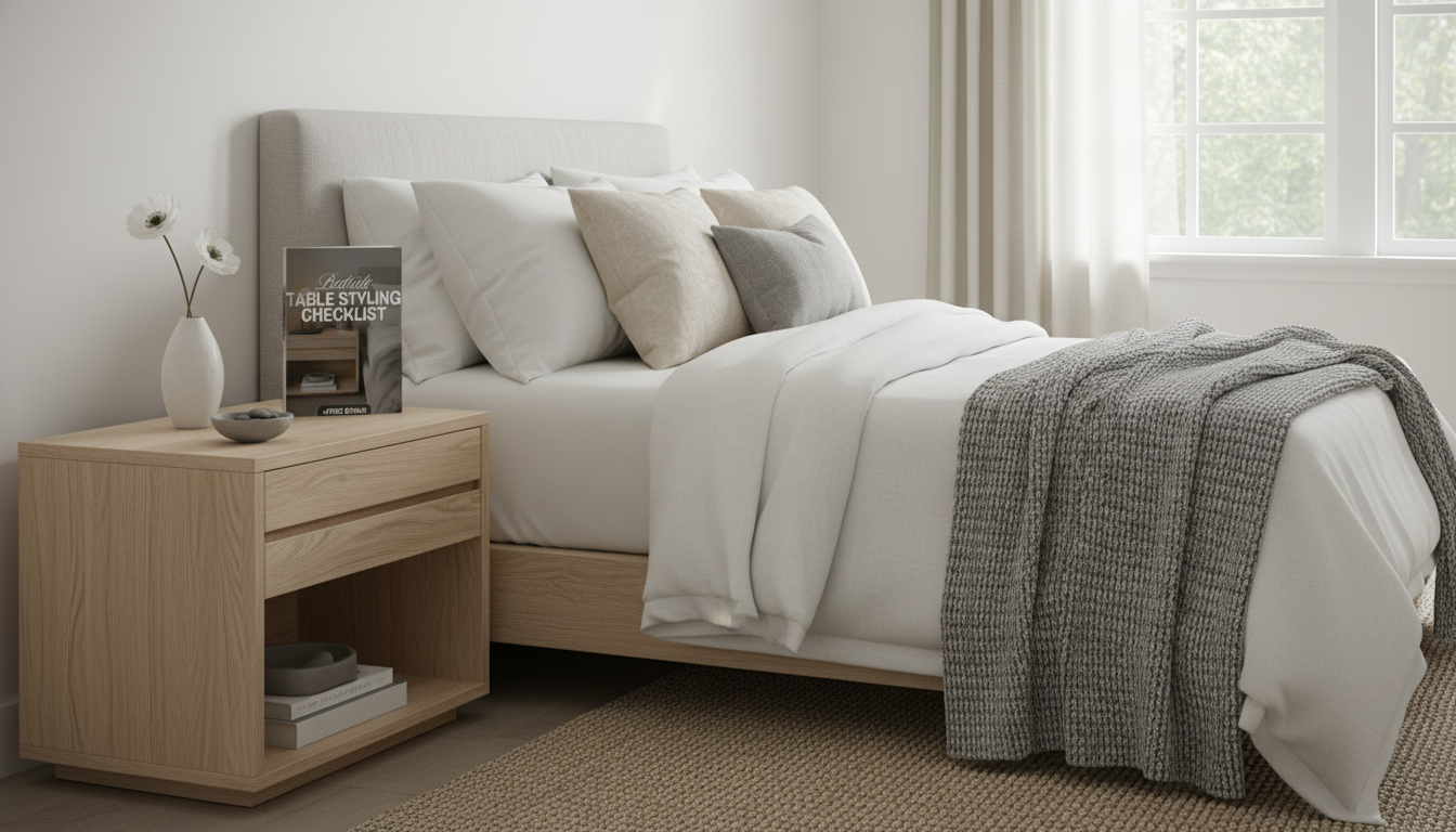 Calm Nightstand Setup: Minimal Bedside Styling Checklist
