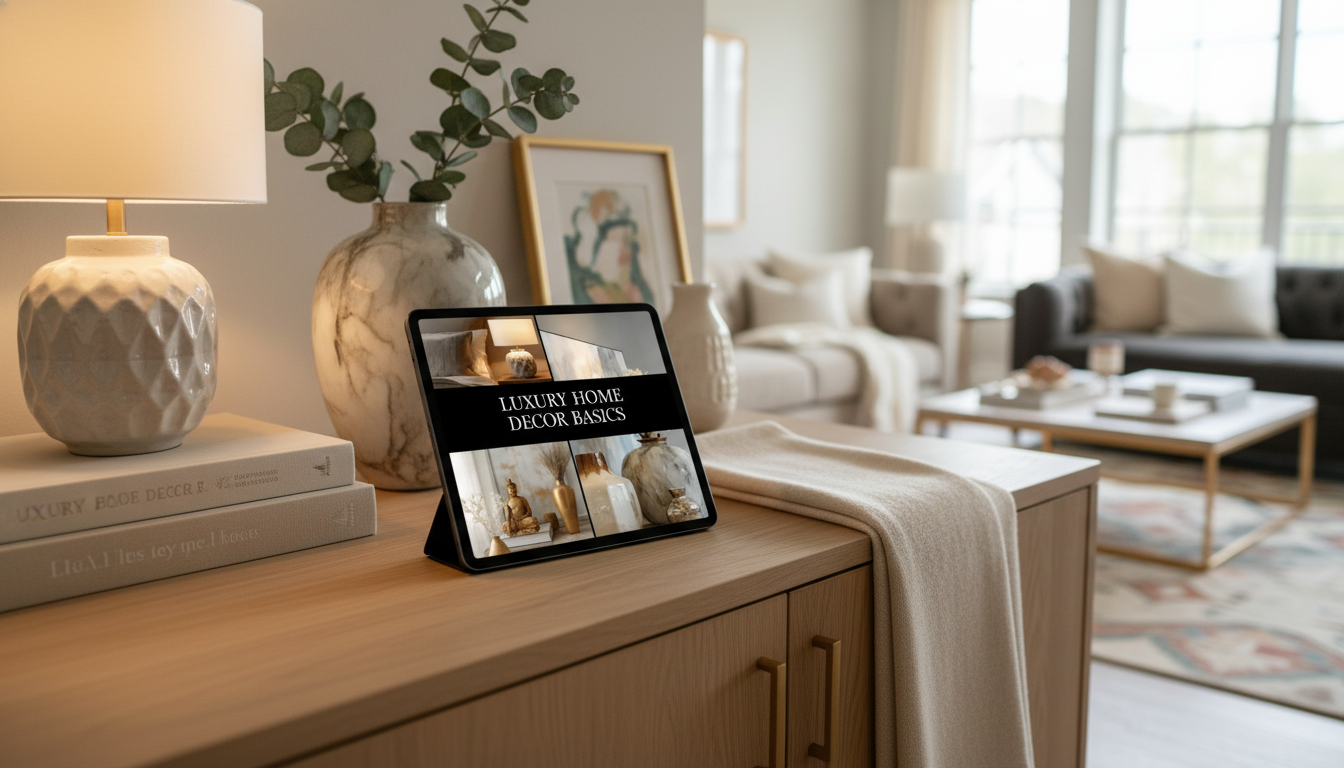 Luxury Home Decor Basics: Timeless Color, Light & Layout