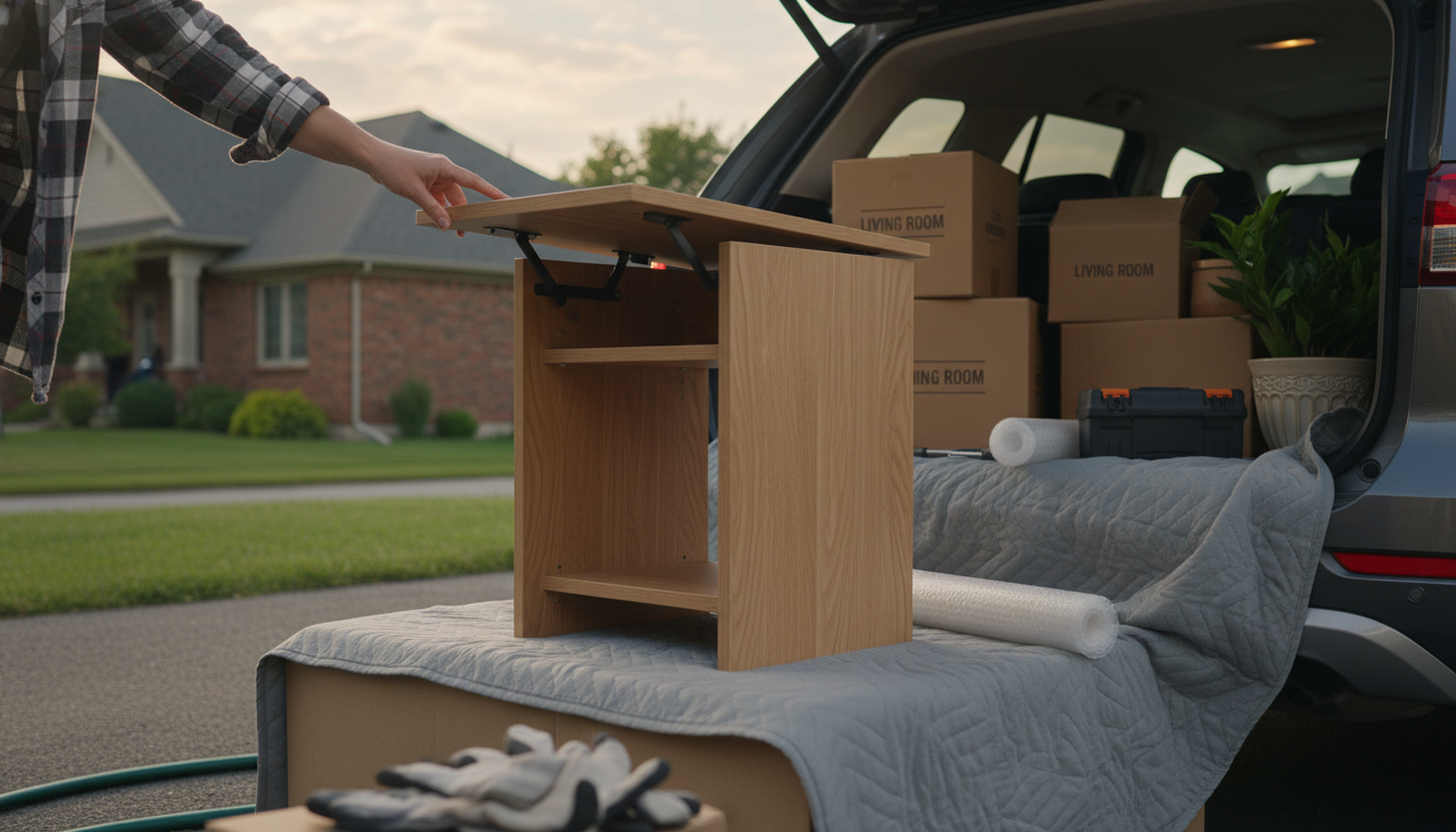 Flip Top End Tables: How the Hinged Top Works
