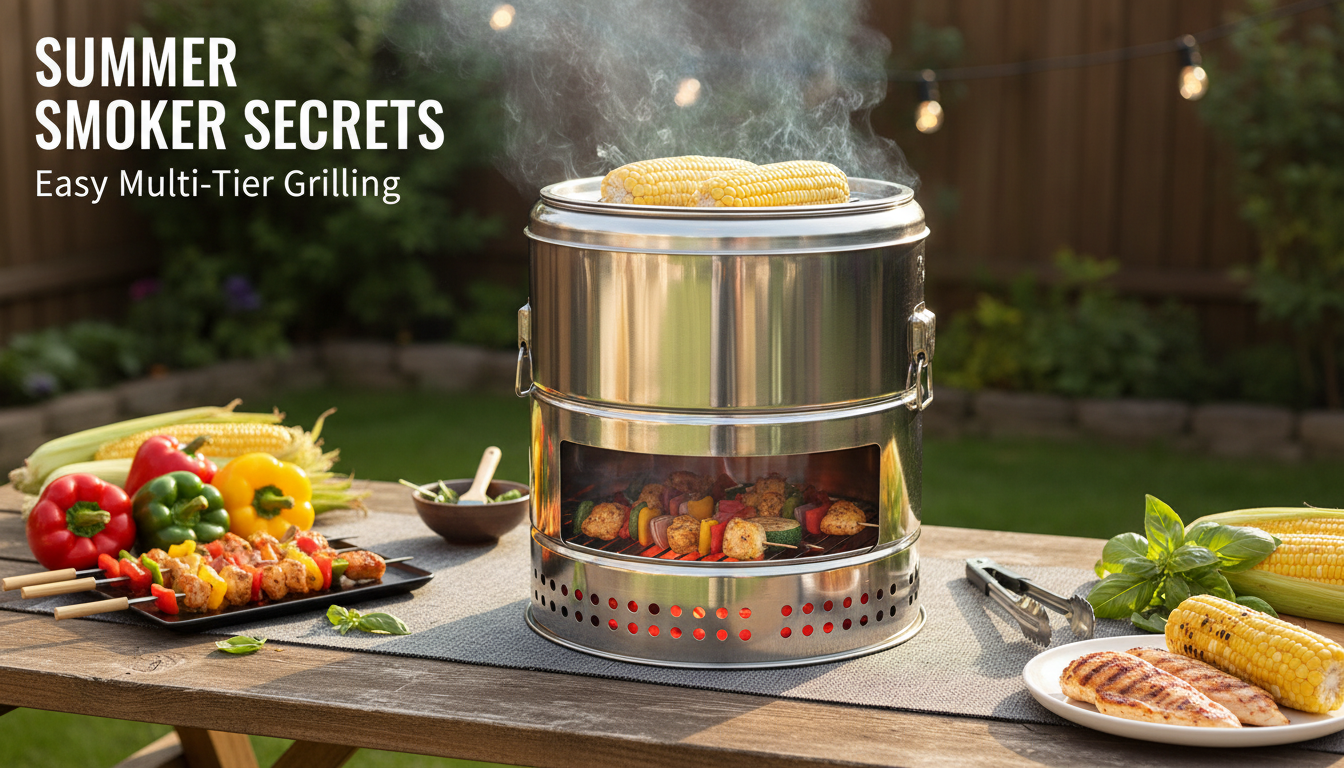 Luxury Smokeless Charcoal Grill for Patios & Balconies