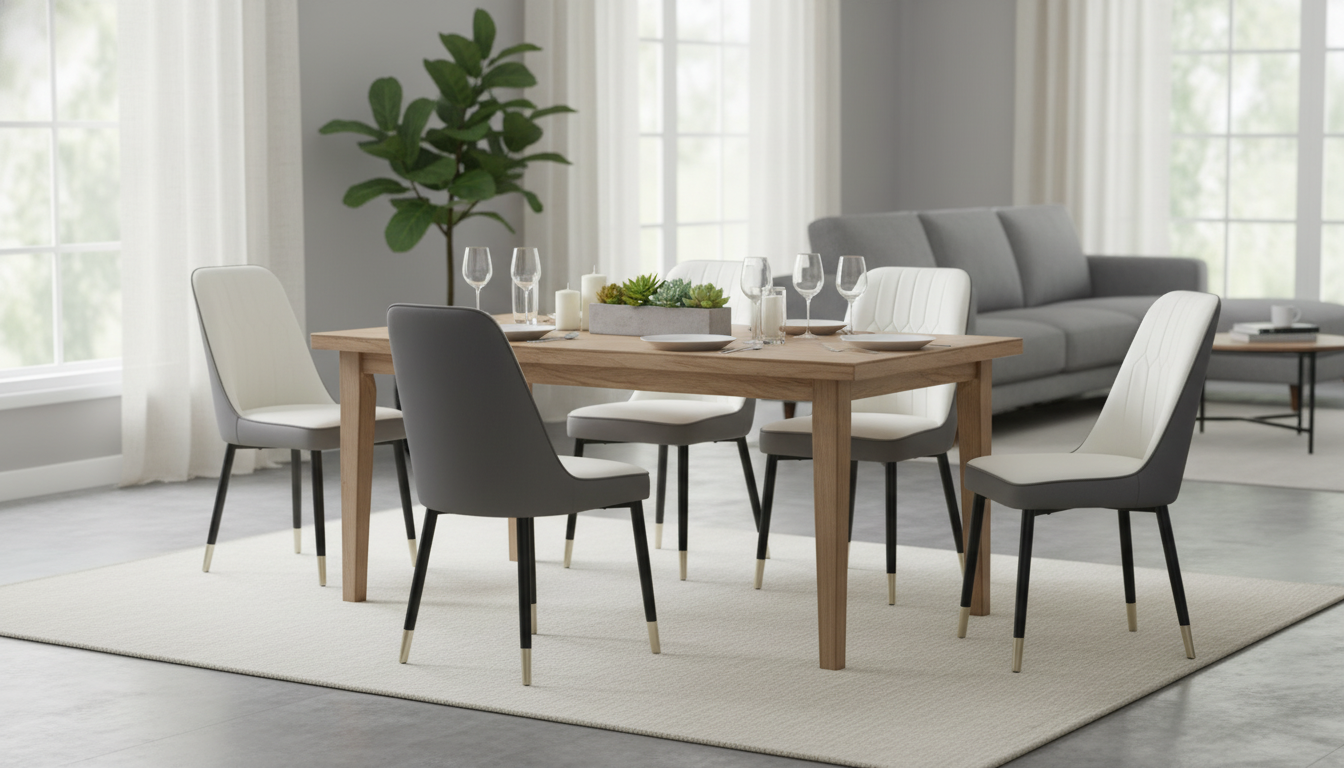 Modern Dining Chairs Set of 6: Fit, Comfort & Spacing