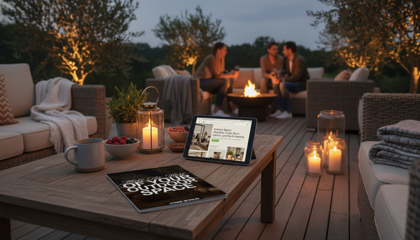 Outdoor Space Checklist: Patio Decor, Lighting & Hosting
